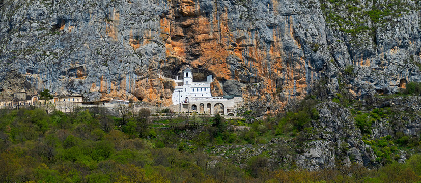 The Ostrog Monastery in Montenegro
