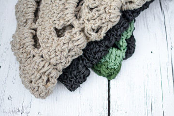 Chunky rgs, made of string, unique home decor