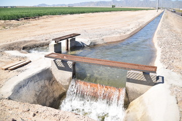 Arizona's agriculture irrigation canal systems