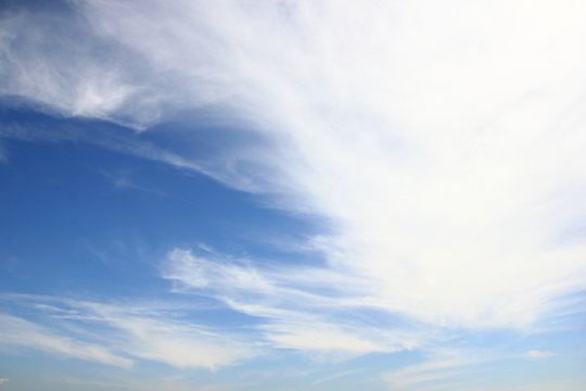 Blue sky with clouds for background, wallpapers,and clear sky  background.