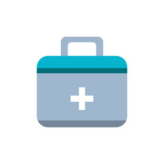 first aid kit isolated icon