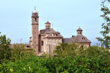 Fototapeta na wymiar Vista del Monasterio de la Cartuja de Granada, España