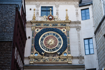 The Great-Clock of Rouen , France