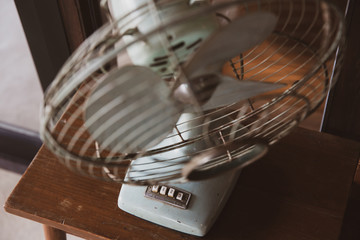 Antique Electric fan - Stock image