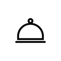 Cloche vector border icon. This icon use for admin panels, website, interfaces, mobile apps