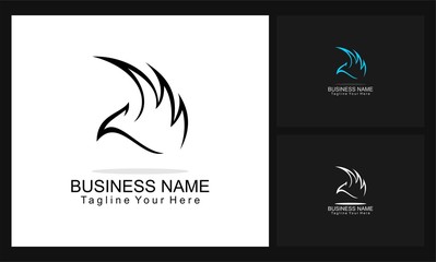 icon eagle concept design business logo