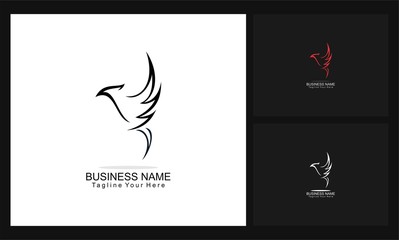 icon hawk concept design logo