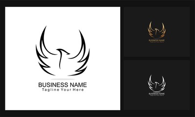 icon eagle design business logo