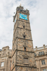 Fototapeta na wymiar Merchant City Clock Tower Glasgow Scotland