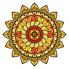 Mandala. Vintage decorative elements. Hand drawn background. Islam, Arabic, Indian, ottoman motifs