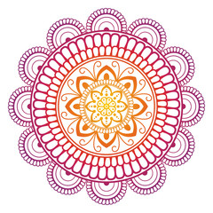 Mandala. Vintage decorative elements. Hand drawn background. Islam, Arabic, Indian, ottoman motifs