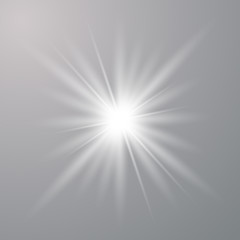 Fototapeta premium Light effect glow.