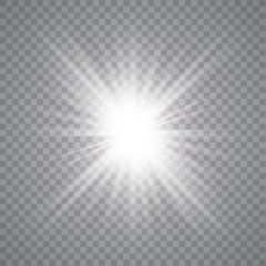 Fototapeta premium Light effect glow.