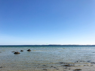 German Baltic sea scene during early spring