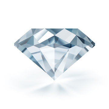 Vector illustration of a diamond