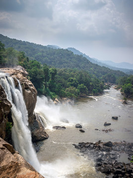 Waterfall athirapally view from top