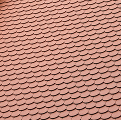 abstract background of red roof