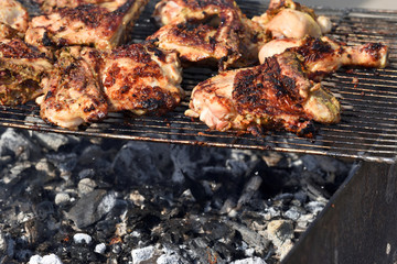 Grilled chicken meat