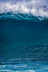 Breaking Ocean Wave in Hawaii