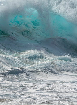 Breaking Ocean Wave in Hawaii © Kelly Headrick