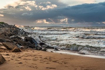 Plaża na Westerplatte