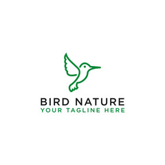 Logo design icon bird vector template logo, vector 