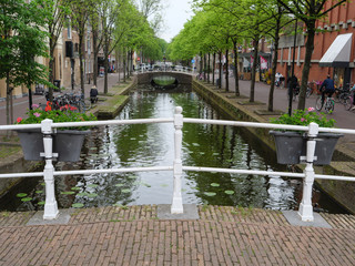 Die stadt Delft in den Niederlanden