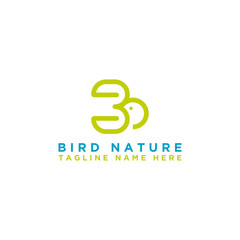 Logo design icon bird vector template logo, vector 