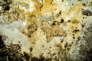texture of old antique wall, destroyed layer of concrete wall plaster, dark grunge abstract background