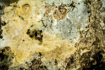 texture of old antique wall, destroyed layer of concrete wall plaster, dark grunge abstract background
