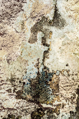 texture of old antique wall, destroyed layer of concrete wall plaster, dark grunge abstract background