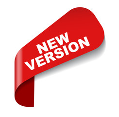 red vector banner new version