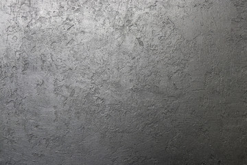 Background texture painted black concrete wall