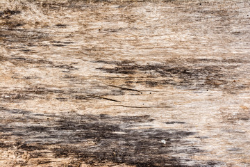 Closeup of old natural wood grunge texture. Dark surface with old natural wooden pattern. Vintage wooden floor.