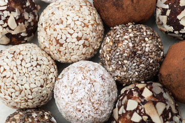 Raw energy balls.