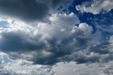 Obraz premium dark stormy sky with clouds