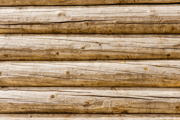 Logs, cut logs close-up