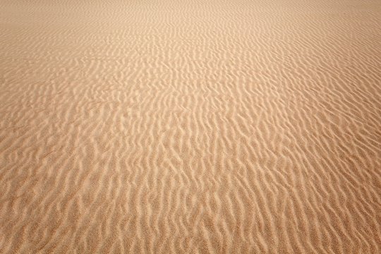 Structures in the sand, Parque Natural de Corralejo, Fuerteventura, Canary Islands, Spain, Europe
