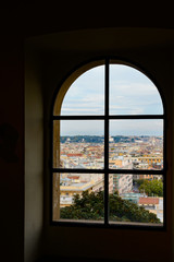 Rome through window