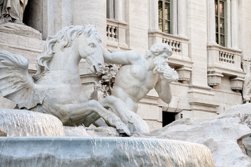 The famous Fontana di Trevi