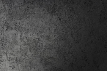 Fototapeta premium Background texture painted black concrete wall