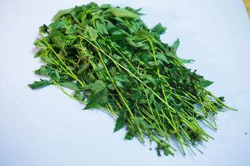 Ewedu vegetable leaves for local nigerian soup