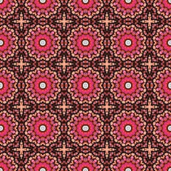 seamless wallpaper pattern with black, indian red and baby pink colors. can be used for cards, posters, banner or texture fasion design