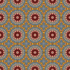 seamless wallpaper pattern with sandy brown, dark slate gray and slate gray colors. can be used for cards, posters, banner or texture fasion design