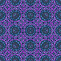 abstract floral dark slate blue, teal blue and medium orchid color pattern. seamless decorative backdrop for banner, cards, poster or creative fasion design