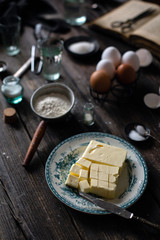 Process of cooking french dessert eclairs
