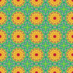 seamless wallpaper pattern with dark khaki, medium sea green and crimson colors. can be used for cards, posters, banner or texture fasion design