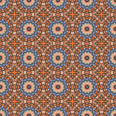 seamless wallpaper pattern with indian red, peru and dark slate gray colors. can be used for cards, posters, banner or texture fasion design