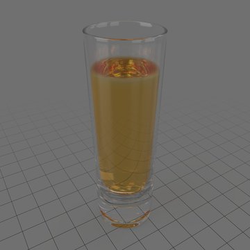 Glass of tequila