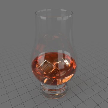 Glass of rum